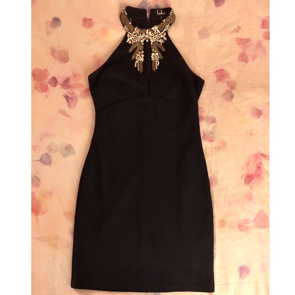 Navy Lulu’s party dress